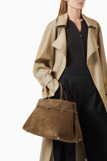 Le Cambon 40 Tote Bag in Suede