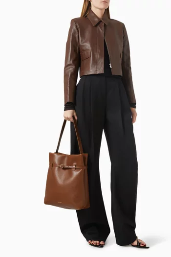 Tote Du Jour Bag in Calf Leather