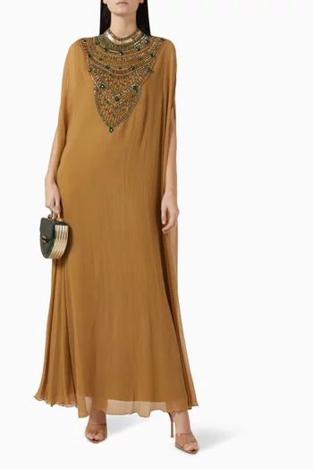 Beaded Kaftan in Georgette