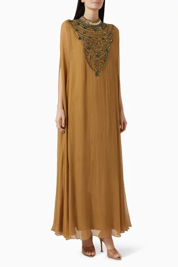 Beaded Kaftan in Georgette