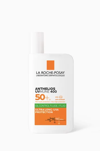 La Roche-Posay Anthelios UVMune 400 Oil Control Invisible Fluid Sunscreen SPF 50+ for Oily Skin 50ml:No Color:No Size|218077980
