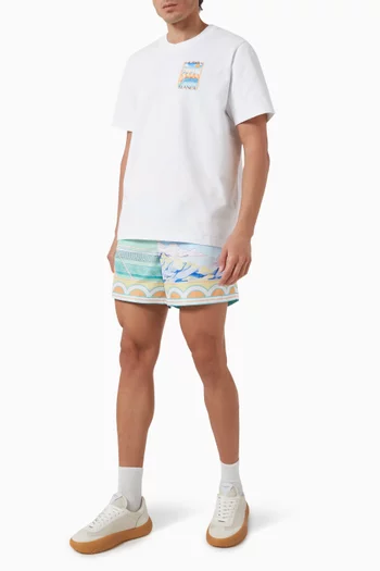 Surreal Pool Swim Shorts