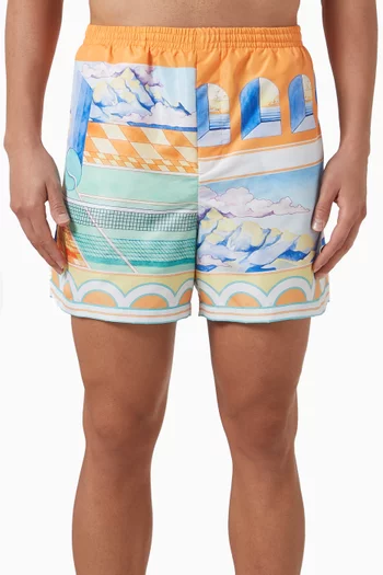 Surreal Pool Swim Shorts