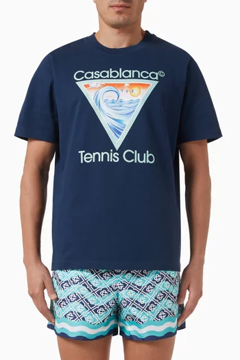 Tennis Club Icon T-shirt in Cotton