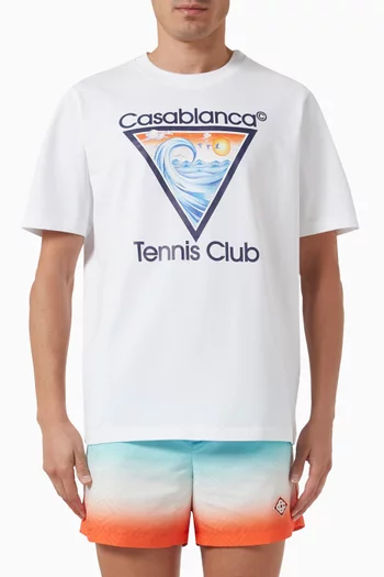 Tennis Club Icon T-shirt in Cotton