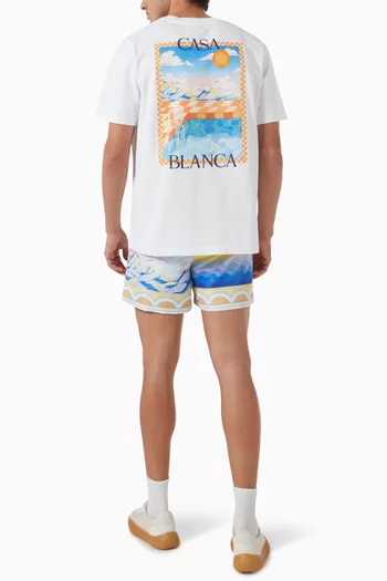Surreal Pool T-shirt in Cotton