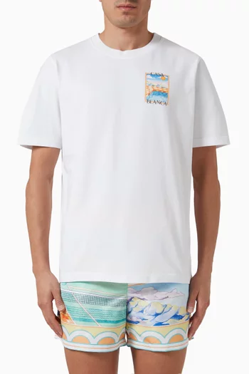 Surreal Pool T-shirt in Cotton