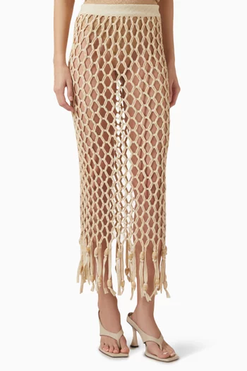 x Camila Coelho Beaded Beach Skirt