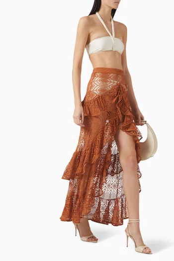 Pine Beach Skirt in Lace