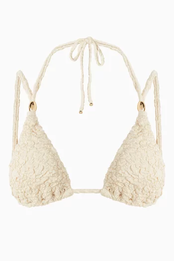 Papillon Jacquard Bikini Top