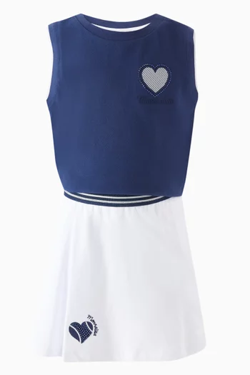 Piquet Tennis-style Tank Top