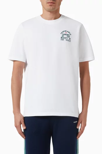 Looking at the Beauty of the World T-shirt in Cotton