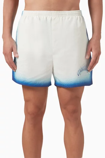 Logo Jacquard Swim Shorts