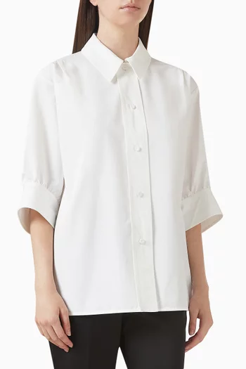 Short-sleeve Shirt in Cotton
