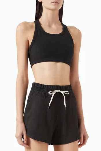 Elevation Racer Bra in Stretch Knit