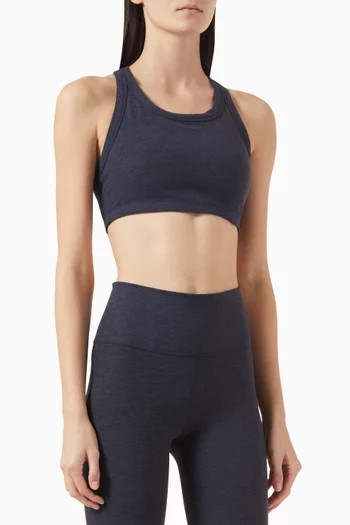 Elevation Racer Bra in Stretch Knit