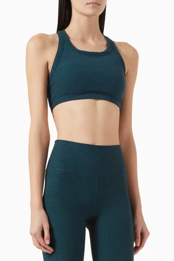 Elevation Racer Bra in Stretch Knit