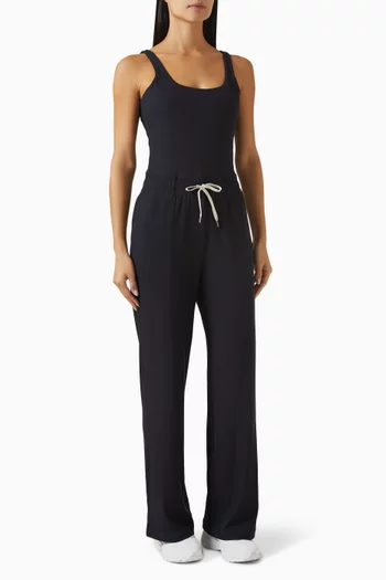 Pose Scoop Jumpsuit in Rib Knit