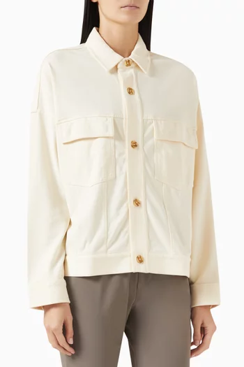Mackenzie Shirt Jacket in Cotton