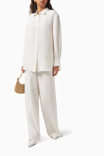 Relaxed-fit Shirt in Mulberry-silk