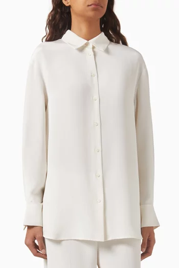 Relaxed-fit Shirt in Mulberry-silk