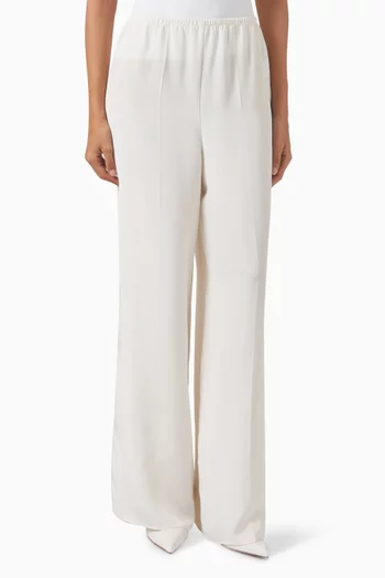 Relaxed-fit Pants in Mulberry-silk