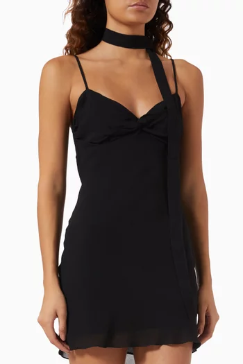 Iryna Mini Dress in Georgette