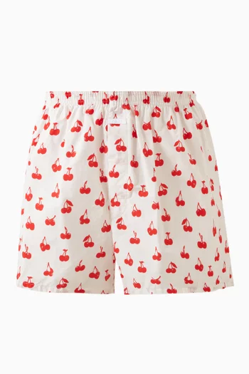 بوكسر بحياكة داخلية 3 بوصات قطن