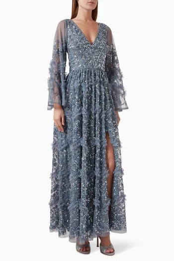 Embellished Maxi Dress