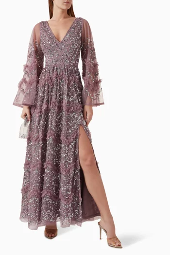 Embellished Maxi Dress