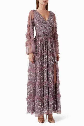 Embellished Maxi Dress