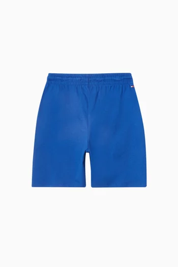 Graphic Print Shorts in Cotton