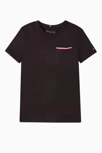 Chest-pocket T-shirt in Cotton
