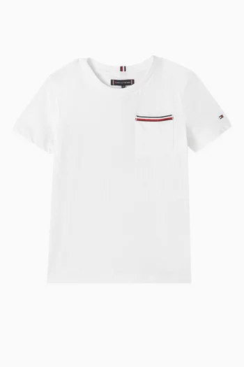 Chest-pocket T-shirt in Cotton