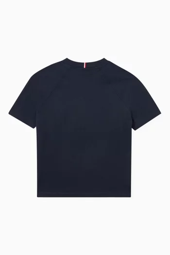 Varsity Logo T-shirt in Cotton