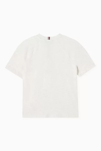 Varsity Logo T-shirt in Cotton