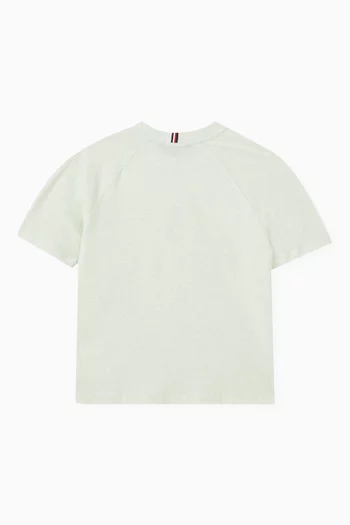 Varsity Logo T-shirt in Cotton