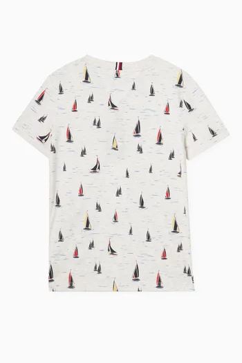 Printed Crew Neck T-shirt
