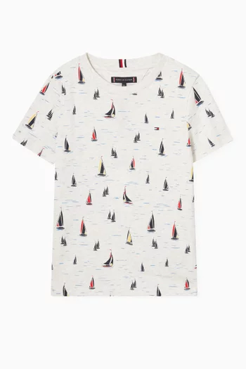 Printed Crew Neck T-shirt