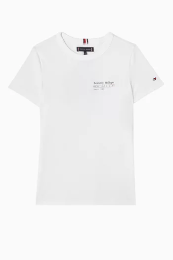 Graphic-print T-shirt in Cotton