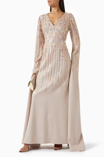 Sequin-embellished Gown