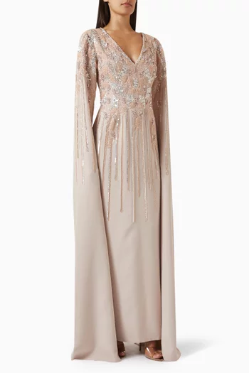 Sequin-embellished Gown