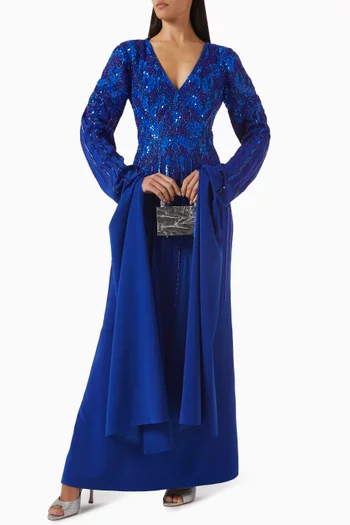 Sequin-embellished Gown