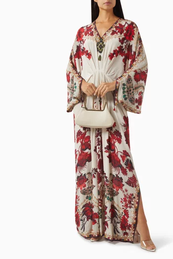 Rasika Cinched-waist Kaftan