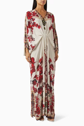 Rasika Cinched-waist Kaftan