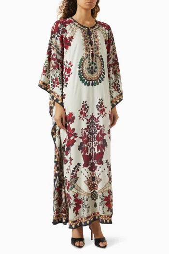 Sharifa Printed Kaftan