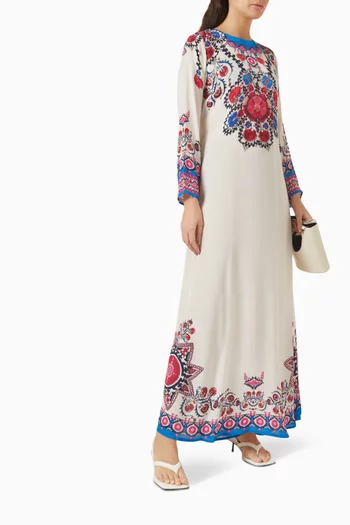 Colette Kaftan in Bemberg Crepe