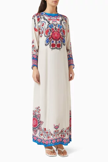 Colette Kaftan in Bemberg Crepe