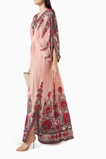 Rasika Kaftan in Bemberg Crepe