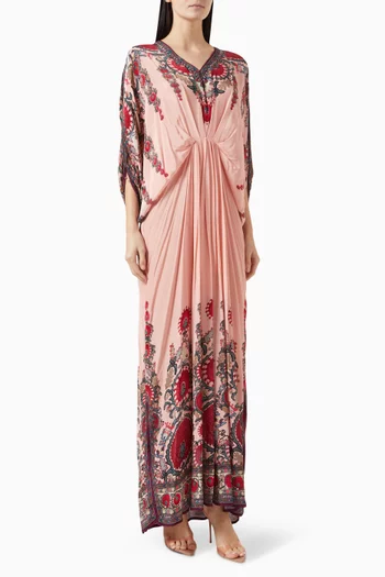 Rasika Kaftan in Bemberg Crepe